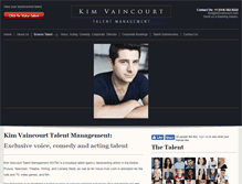 Tablet Screenshot of kimvaincourt.com